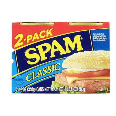 SPAM Classic, 7 g of protein, 12 oz can 2 Ct