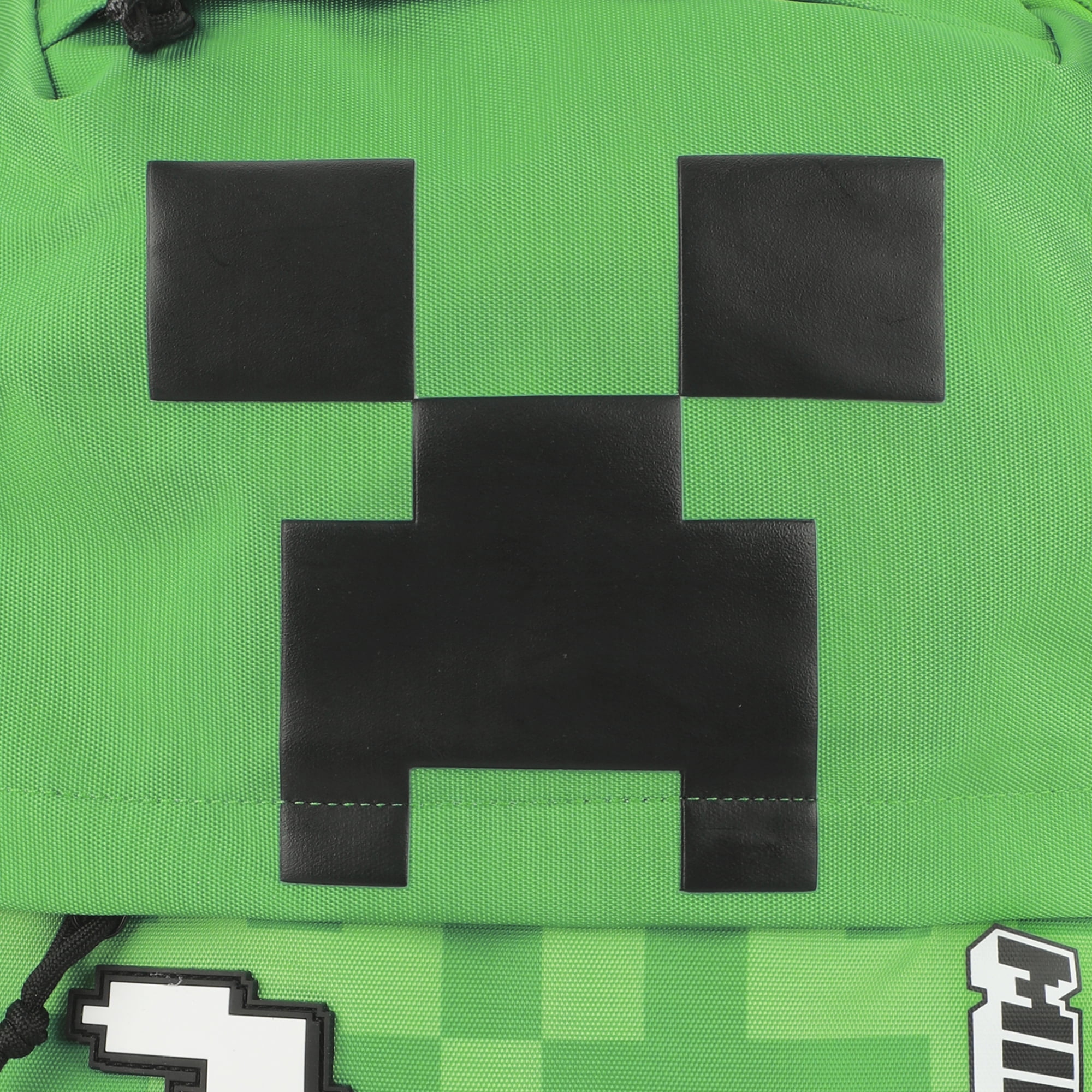 Minecraft Creeper & Pickax Green Adult 17.5" Backpack
