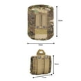 thumbnail image 4 of Mosiee Belt Mount Bag Molle Dump Pouch Hunting Gear Adjustable Closure Innovative Mesh Design Adjustable Closure Hunting Bag, 4 of 8