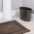 thumbnail image 3 of iDesign Kent Oval Waste Can, Trash Can for Bathroom, Bedroom, Office - Bronze, 3 of 5