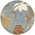 thumbnail image 6 of SAFAVIEH Soho Keith Floral Wool Area Rug, Blue/Multi, 6' x 6' Square, 6 of 10