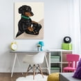 thumbnail image 3 of Stupell Industries Gamer Dachshund Dog Animals & Insects Painting Gallery Wrapped Canvas Art Print Wall Art, 36 x 48, 3 of 8