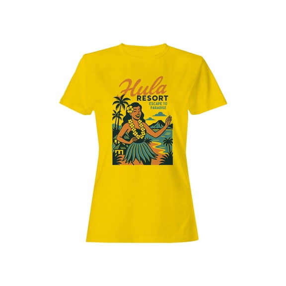 Hula Resort Escape to Paradise Women's T-shirt