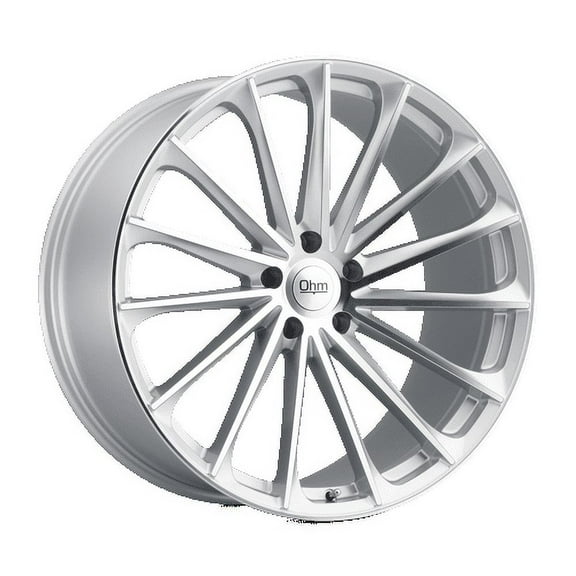 OHM Aluminum Rim PROTON 18X8.5in Silver with Mirror Face Finish, 1885PTN305120S64