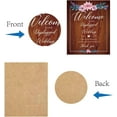 thumbnail image 4 of Wooden Wedding Ceremony Sign Welcome to Our Unplugged Wedding Please Turn Off All Devices and Enjoy This Moment with Wood Sign Plaque Hanging Plaque for Memorial Decor 7.8 x 9.8in brown, 4 of 7