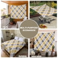 thumbnail image 6 of Moroccan Large Tapestry for Bedroom Wall Hanging Tapestry, Vintage Moroccan Texture Yellow Grey Ceiling Backdrop Tapestries Poster Blanket Wall Decor for Teens Room Living Room Dorm 100" x 59", 6 of 8