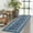 Blue, variant on Washable Rug Runner Vintage Rug Traditional Rug Non-Slip Grey Runner Rugs with Rubber Backing Low-Pile Ultra-Soft Distressed Rug for Kitchen Bedroom 2x6/5x7/6x9/8x10/9x12