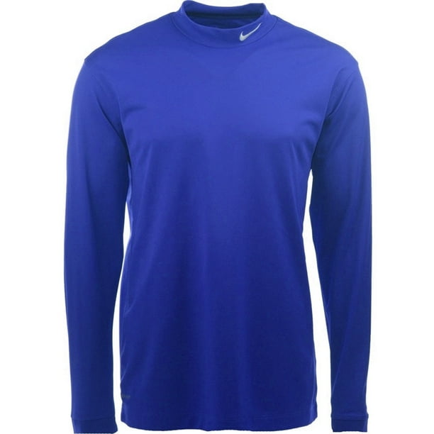 Nike - Men's Dri-Fit UV Long Sleeve Mock Training Top - Walmart.com ...