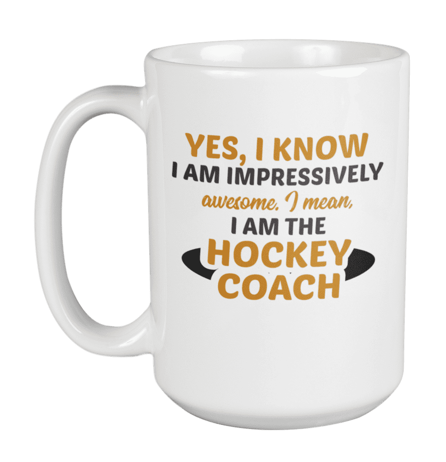 Best Coach Ever Thank You Coffee Cup This is What An Awesome Hockey Coach Looks Like Hockey Coach Gift Mug