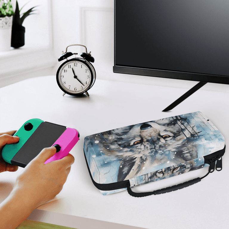 Herdesigns Wolf Carrying Case for Nintendo Switch 2 with 20 Game