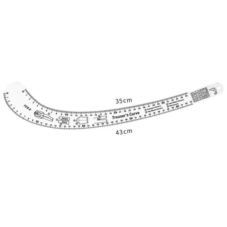 French Curve Ruler Dressmaking Acrylic Dress Curve Rulers Tailors Ruler  Measure Clothing DIY , Thin Waist Thin Waist Hip