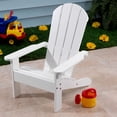 thumbnail image 5 of Kid's Wooden Adirondack Chair: White-Colored Outdoor Patio Furniture, Ideal Gift for Ages 3-8, 5 of 6