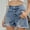 Blue, variant on ZZwxWA Womens Ripped Jeans Shorts Oversized High Waist Patched Jeans Wide Leg Bermuda Shorts Y2K Hip Hop Springy Denim Shorts