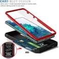 thumbnail image 5 of S20 FE Case,for Galaxy S20 FE Case,with Camera Lens Protective, with Kickstand Heavy Duty Protective Case for Samsung Galaxy S20 FE Case Red, 5 of 12