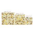 thumbnail image 2 of Labymos Beeswax Wraps Washable Reusable Food Wrapper Sandwich Bread Fruit Vegetables Lunch Storage Eco-friendly for, 2 of 6