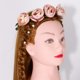 thumbnail image 4 of Corona Artificiales Accesorios para Cabello Apoyo de Fotografía de Verano Rosado Macarena Corona floral, 4 of 8
