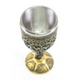 thumbnail image 2 of Smiling Juju Mythical Bronze Royal Dragon Wine Goblet Skulls Medieval Collectible Magical Halloween Party Home Decor Gift, 2 of 4