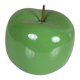 thumbnail image 5 of Estatua moderna de manzana, figura decorativa de cerámica, adorno artesanal para Navidad. Verde grande, 5 of 9