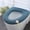 Navy-NY-clearacne, variant on WWG Thickened Toilet Seat Cushion with Carry Handle Full Coverage Winter Warm Removable Seat Cover for Household Bathroom Acrylic Material 17.3x14.2in