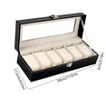 thumbnail image 3 of Fwttom Leather Watch Box Watch Storage Box Watch Display Box Detachable Watch Case Watch Jewelry and Bracelet Integrated Box, 3 of 6
