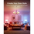 thumbnail image 2 of Govee Smart Candle LED Bulb,RGBWW Millions of Colors Changing Effect, 450LM,Voice Control,Support Alexa,Google Assistant,Matter,2 Packs, 2 of 9