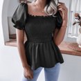 thumbnail image 2 of Women Top,Women Top Square Neck Party Blouse Square Neck Blouse Time-Tested Durability, 2 of 5