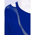 thumbnail image 7 of iEFiEL Womens One Shoulder Dance Dress Asymmetrical Hem Ballet Lyrical Dance Costume, 7 of 7