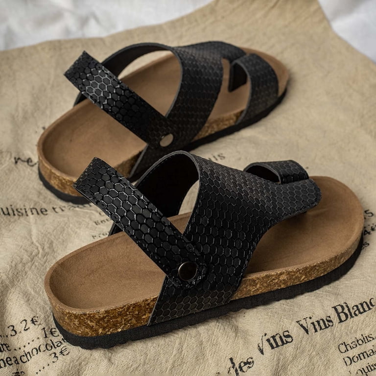 Yuncity Toddler Girl Sandals Solid Color Sequin Flip Flop Open Toe
