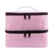 thumbnail image 1 of Injueey Bolsa de almacenamiento de esmalte de uñas 30 rejillas para juegos de manicura Lápiz labial de aceite esencial Almacenamiento y organización del hogar Rosa, 1 of 1