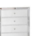 thumbnail image 6 of Eli 46 Inch Modern Wood Tall Dresser Chest 5 Drawers Mirrored White, 6 of 6