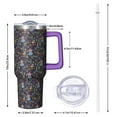 thumbnail image 2 of Dark Blue Christmas Nutcracker Pattern Tumbler with Handle and Lid,40oz Double Wall Vacuum Insulated Tumbler,Cups Gift for Women and Men, 2 of 7