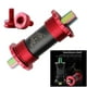 thumbnail image 5 of Soporte inferior cuadrado Soporte inferior  cuadrado para bicicleta de montaña Road Bike (68MM) 113 mm rojo Cola Soporte inferior de bicicleta, 5 of 8