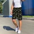 thumbnail image 4 of Haiem Bee Floral Men's Pajama Short with Soft Woven Cotton Elastic Waistband Sleep Short-4X-Large, 4 of 9