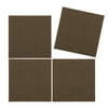 Triluc Place and Stick Tile Mats, Brown, 12x12 (4 pieces/box)