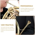thumbnail image 4 of FONDOTIN Golden Copper Alloy Horn Mouthpiece Replacement Professional Instrument Accessory for French Horn, 4 of 8