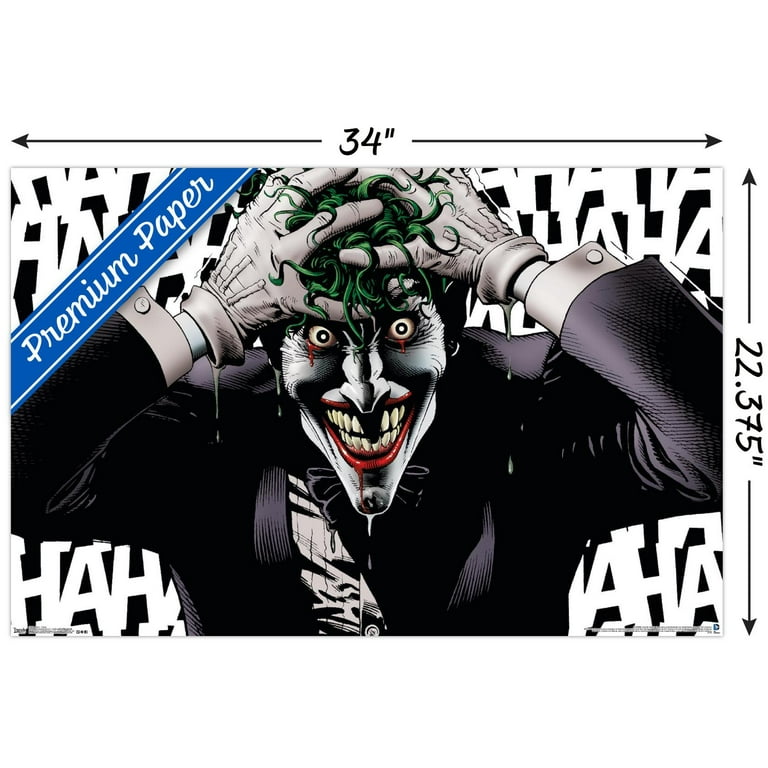 DC Comics - The Joker - Crazy Wall Poster, 22.375