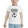 thumbnail image 2 of I'm Told I Like Soccer Cute Toddler T Shirts for Boys Girls (White, 2T), 2 of 5