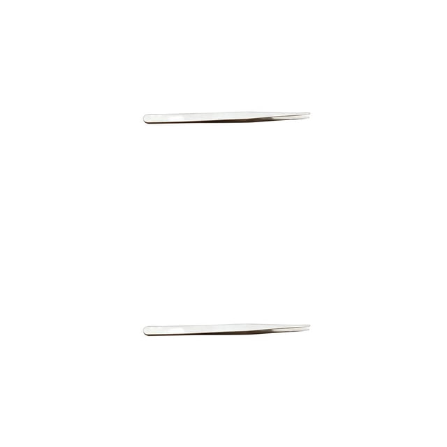 Minnieouse Pinzas para pestañas, pinzas para cejas antiestáticas de acero inoxidable, suministros para pestañas flexibles resistentes al desgaste para el Type3 NO3 Minnieouse CBP367193