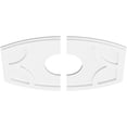 thumbnail image 2 of 26"W x 17 3/8"H x 7"ID x 14"C x 1"P Kailey Architectural Grade PVC Contemporary Ceiling Medallion, Two Piece, 2 of 11