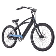 GOTRAX Aeroluxe 27.5 Electric Bike for Adults, 350W Motor, 20mph, Step-Thru/Step-Over Design, 5 PAS, Black