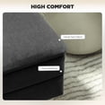 thumbnail image 4 of HOMCOM End of Bed Bench, Upholstered Bedroom Bench with Storage, Black, 4 of 10