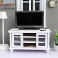 thumbnail image 5 of Simulation Miniature TV Cabinet Dolls House Furniture Decor for Living Room White, 5 of 8