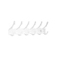 thumbnail image 2 of Over Door Hooks, No Drill Space Saving Hanger, 6 Prong Metal Hook Rack Organizer, Behind Door Storage for Bedroom and Bathroom Clothes, Towels, Coats, 2 of 6