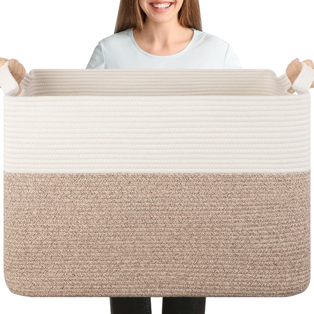 Manta OIASKET XXXL, grande, 108 L, algodón, color marrón