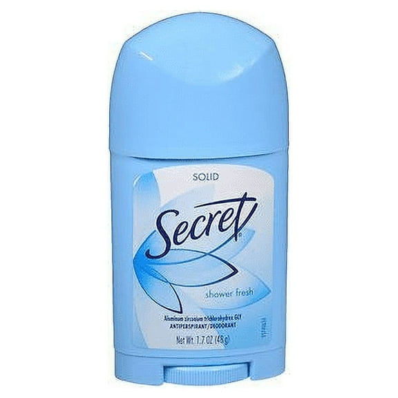 Secret Solid Stick Antiperspirant Deodorant, Shower Fresh, 1.7oz