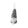 thumbnail image 1 of Toystoory Muñeco de gnomo de Navidad para el hogar, diseño de escena de adorno colgante interesante, decoración de árbol de Navidad, Gris, 1 of 6
