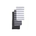 thumbnail image 1 of Set De Serviette De Cuisine 3 Pack (Rayé Gris), 1 of 1
