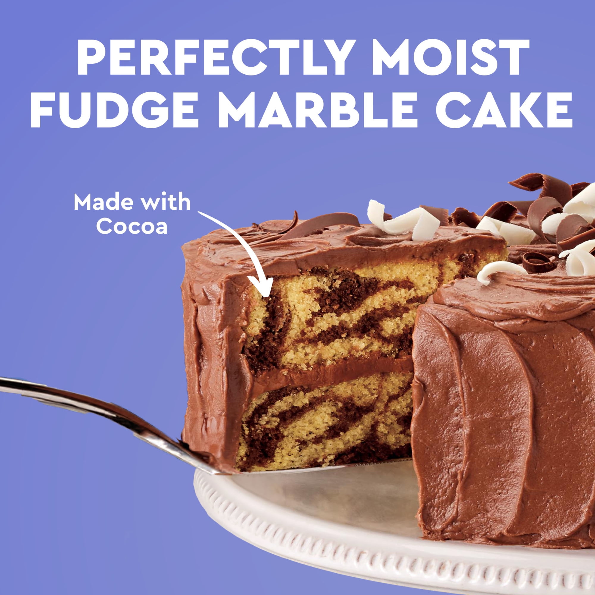 Duncan Hines Signature Perfectly Moist Fudge Marble Cake Mix, 15.25 oz.
