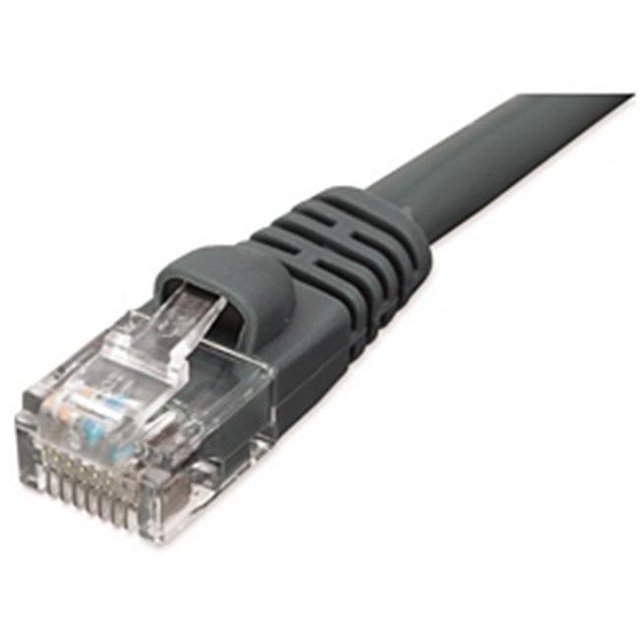 CAT5e Enhanced Patch Cable, with Boot 10ft, Black