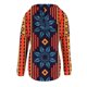 thumbnail image 5 of ICHUANYI Clearance Women's Fashion Printed Pocket Long Sleeve Blouse Casual Tops Sweatershirt Button Hoodies(Orange, M) ICHUANYI WER2023081511792, 5 of 5